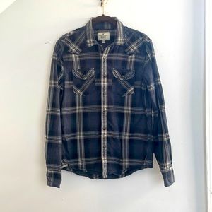 AEO Plaid Long Sleeve Country Shirt